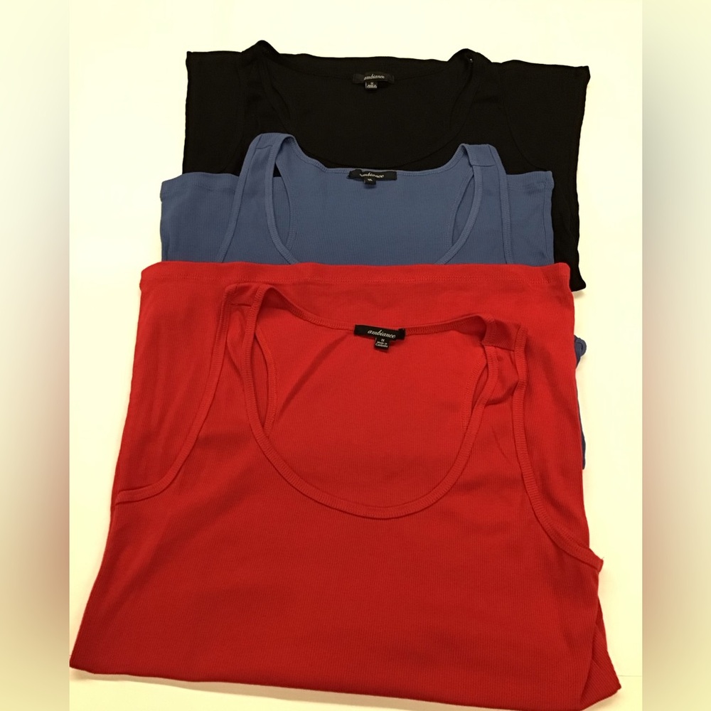 Women's Plus Size Summer Tank Tops 3 Pcs Bundle (New & Unused)